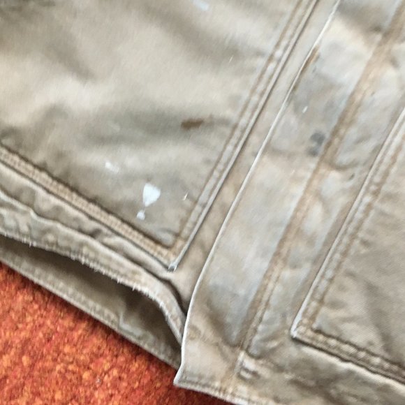 Carhartt Jacket XL brown duck canvas sherpa lined - Picture 5 of 12